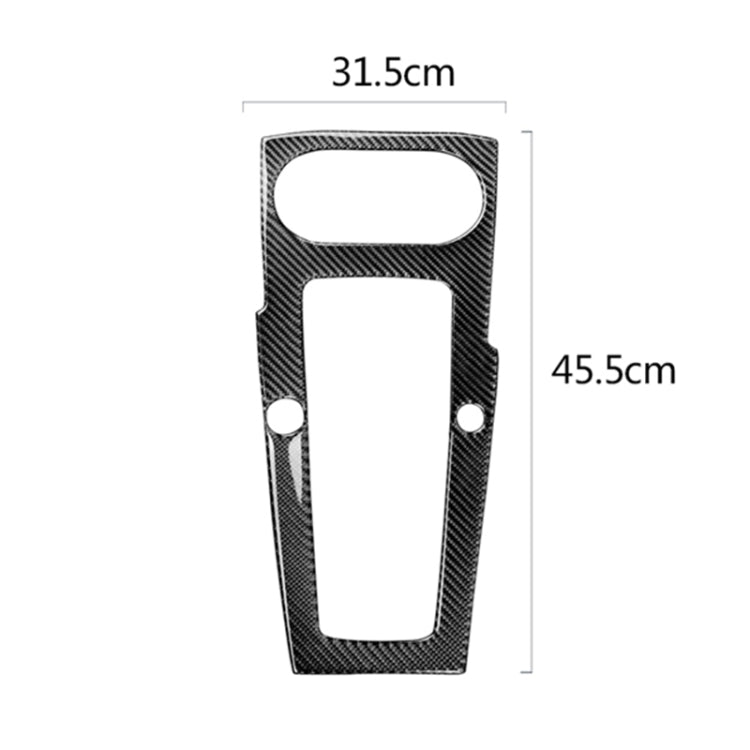 Car Carbon Fiber Gear Position Panel Decorative Sticker for Audi 2014-2017 A3, Left Drive, Gear Position For A3