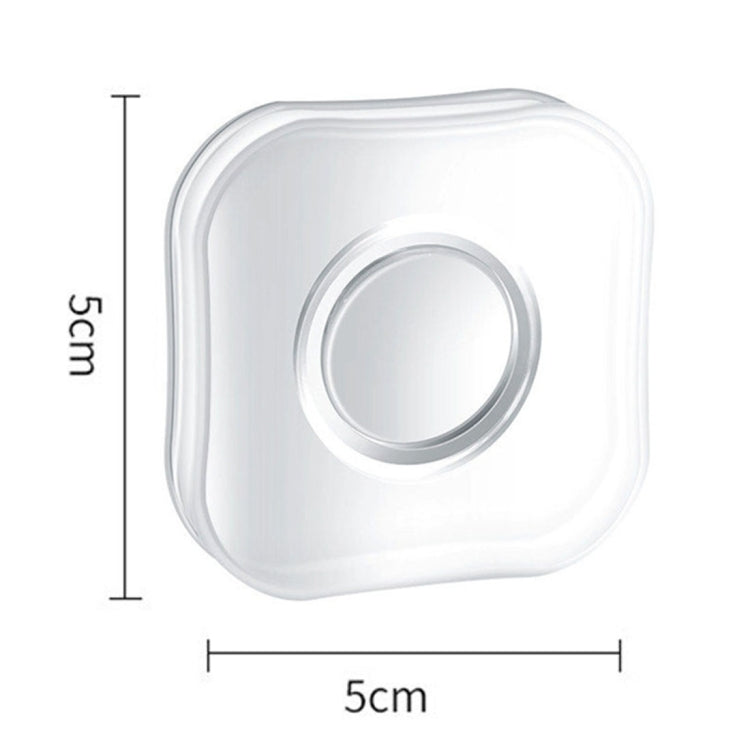 Square Shape Multi-function Portable Strong Adsorption Nano Traceless Sticker Cable Clamp Storage Hook Mobile Phone Holder Bracket, Square Shape