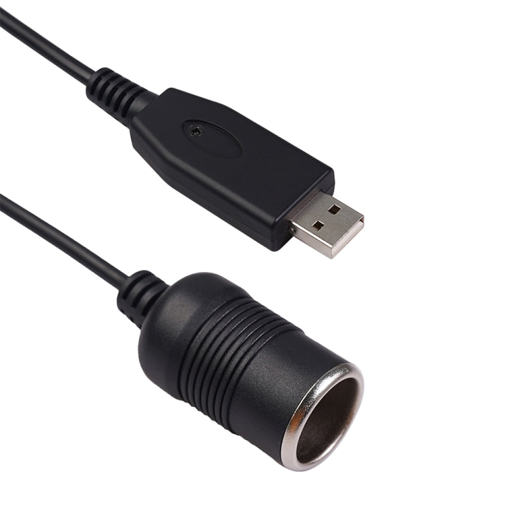 محول سيارة من منفذ USB إلى مقبس ولاعة سجائر السيارة أنثى 5 فولت إلى 12 فولت كابل محول طاقة معزز، 5 فولت إلى 12 فولت