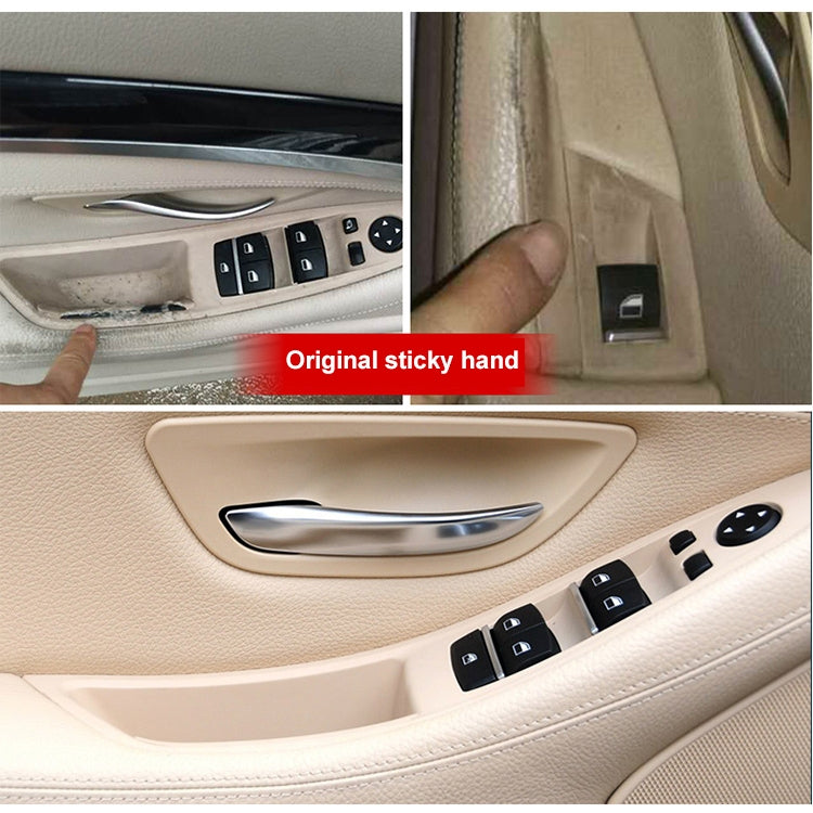 غطاء مقبض الباب الداخلي للسيارة إصدار التكوين العالي 5141 7225 873 لسيارة BMW F10 F18، القيادة على الجانب الأيسر، إصدار التكوين العالي (أسود)، إصدار التكوين العالي (أبيض بيج)، إصدار التكوين العالي (رمادي) ...
