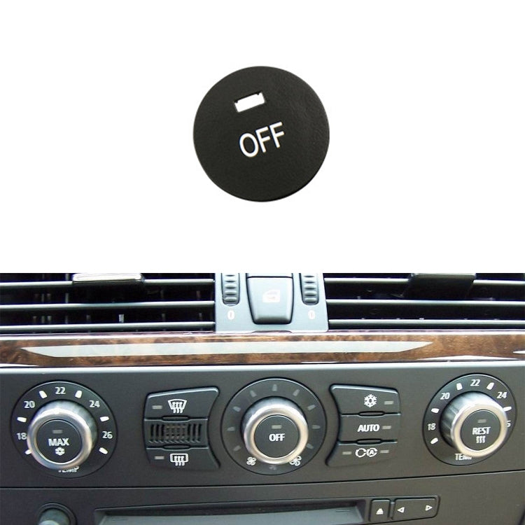 مفتاح إيقاف تشغيل لوحة مكيف هواء السيارة 6131 9250 196-1 لسيارة BMW E60 2003-2010، القيادة اليسرى، إيقاف التشغيل