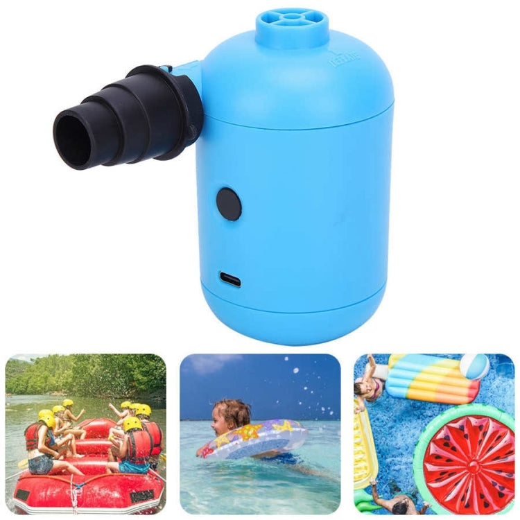 HT-426 USB Electric Air Pump for Rubber Boat Inflatable Bed, HT-426 (Blue), HT-426 (White)