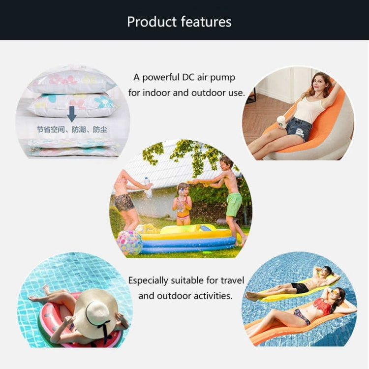 HT-426 USB Electric Air Pump for Rubber Boat Inflatable Bed, HT-426 (Blue), HT-426 (White)