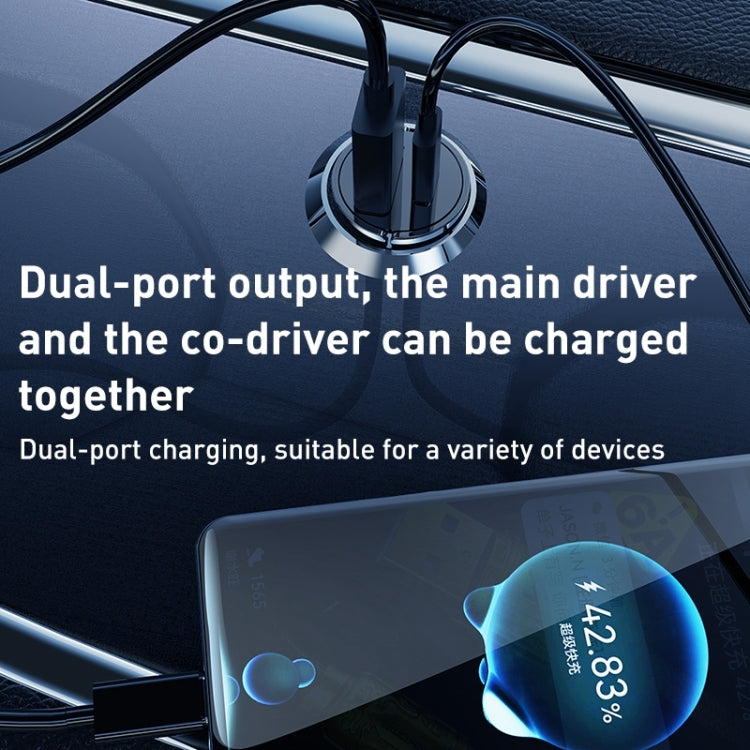 شاحن سيارة صغير PD20W USB + Type-C من WK WP-C38، WP-C38