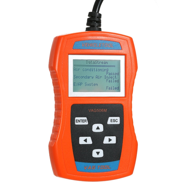 VAG506M Car Mini Code Reader OBD2 Fault Detector Diagnostic Tool, Nordic Version, VAG506M, Nordic Version