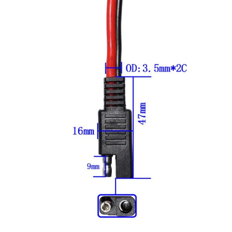 كابل طاقة السيارة SAE One to Two Connection، كابل SAE One to Two