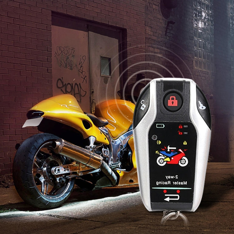 Universal Motorcycle Alarm Bidirectional Anti-theft Device with Induction Remote Control, Anti-theft Device