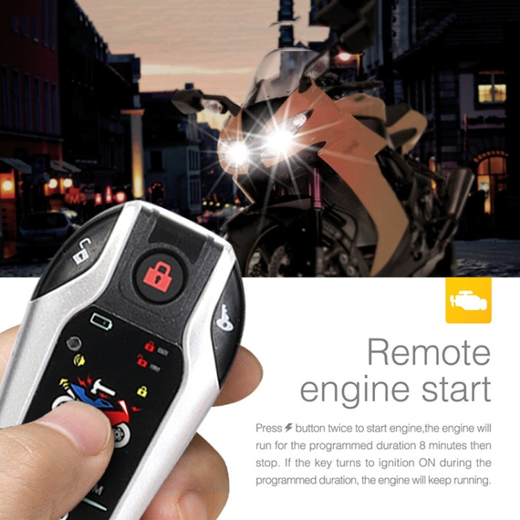 Universal Motorcycle Alarm Bidirectional Anti-theft Device with Induction Remote Control, Anti-theft Device