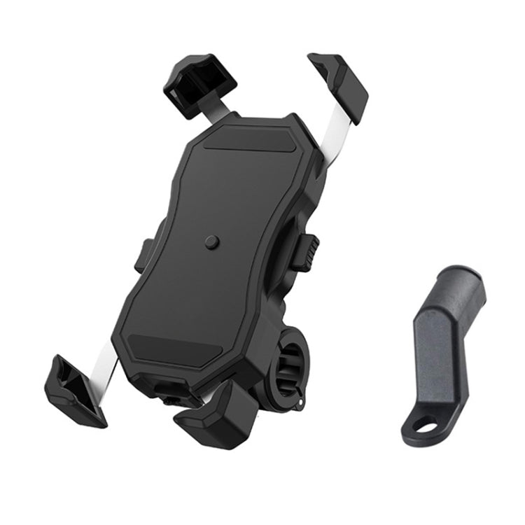 Motorcycle / Bicycle Semi-automatic Contraction Fixing Bracket Phone Holder, Phone Holder
