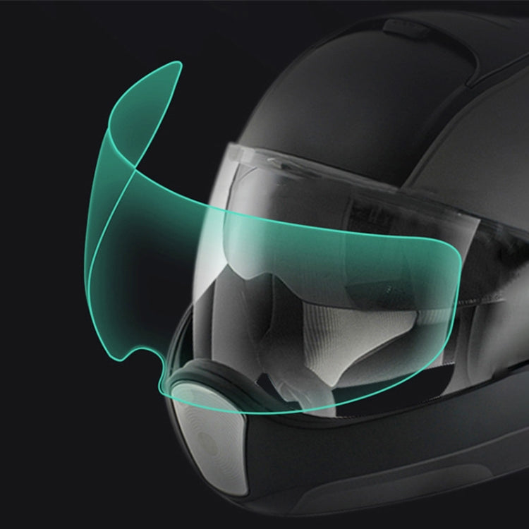 Motorcycle Helmet Visor Anti-fog Shield Helmet Film, 24.5x7.5cm