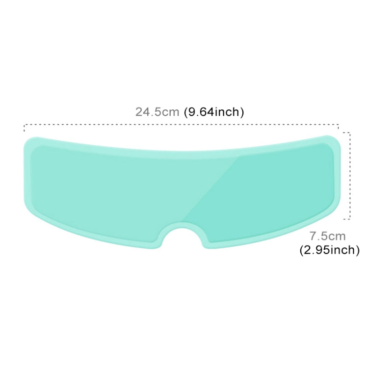 Motorcycle Helmet Visor Anti-fog Shield Helmet Film, 24.5x7.5cm