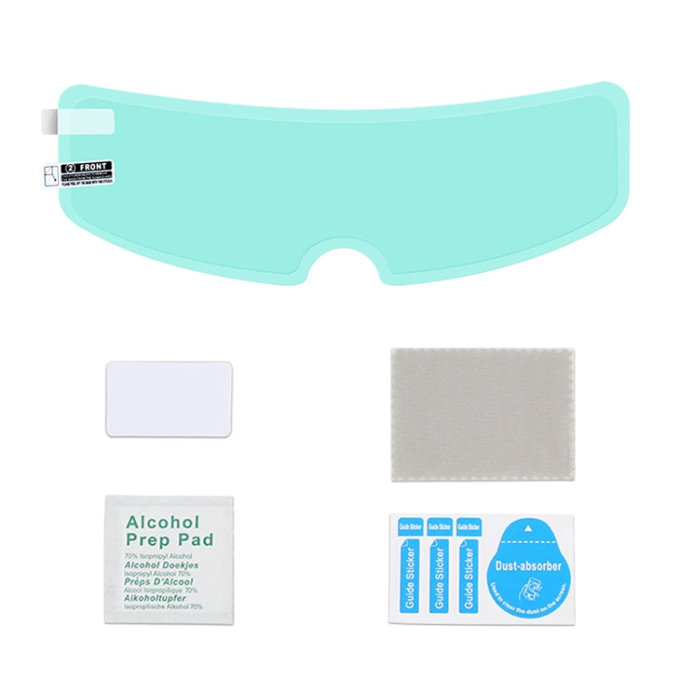 Motorcycle Helmet Visor Anti-fog Shield Helmet Film, 24.5x7.5cm