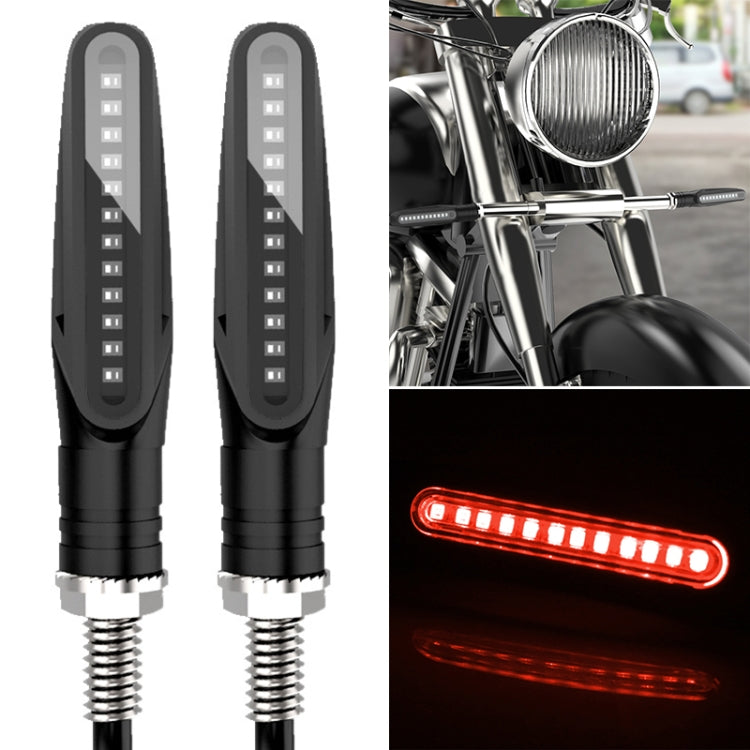 2 PCS D12V / 1W Motorcycle LED Waterproof Side Lights Turn Signal Light, Turn Light (Blue Light), Turn Light (Red Light), Turn Light, Turn Light (Yellow Light)