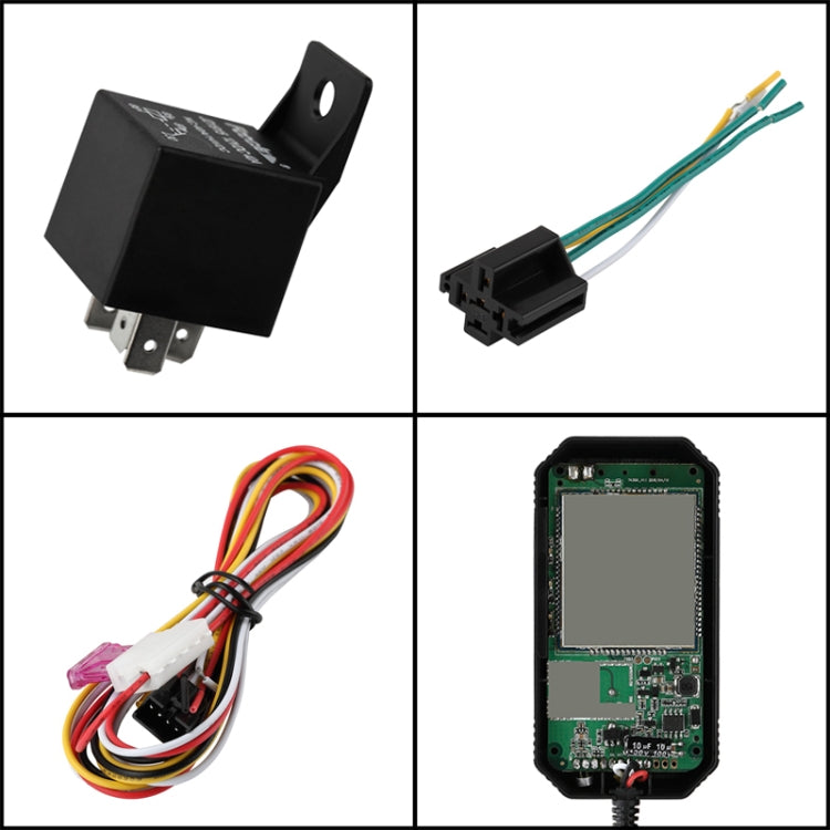 جهاز تتبع المركبات والشاحنات والسيارات بتقنية GPS/GPRS/GSM بتقنية 4G TK300 في الوقت الفعلي مزود ببطارية ومرحل، TK300