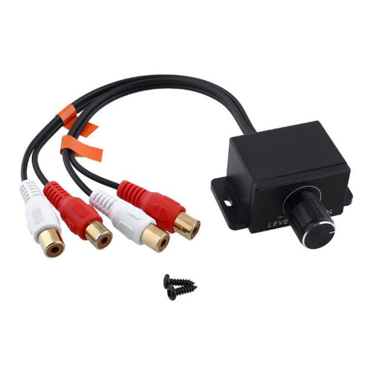Universal Car Modified Panel Audio Volume Knob RCA Head Audio Volume Control Knob Volume Adjuster, Volume Adjuster