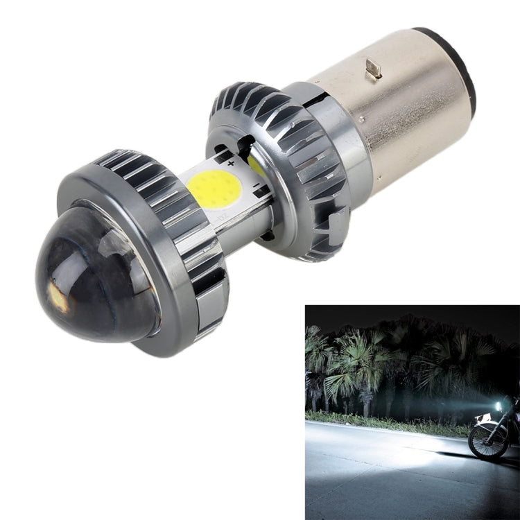 BA20D DC9-18V / 4.7W (H)2.2W(L) / 6000K / 500LM Motorcycle LED Headlight with COB Lamp Beads, BA20D