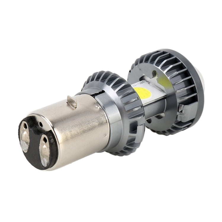 BA20D DC9-18V / 4.7W (H)2.2W(L) / 6000K / 500LM Motorcycle LED Headlight with COB Lamp Beads, BA20D