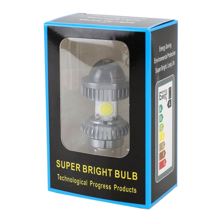 BA20D DC9-18V / 4.7W (H)2.2W(L) / 6000K / 500LM Motorcycle LED Headlight with COB Lamp Beads, BA20D