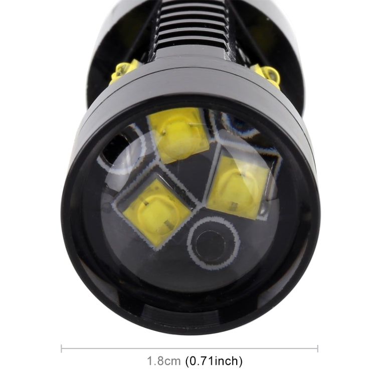 قطعتان من مصابيح الضباب للسيارة 9005 / 9006 DC12V 4.3 واط 6000 كلفن 500 لومن مع 12 مصباح LED SMD-2525، 9005 / 9006