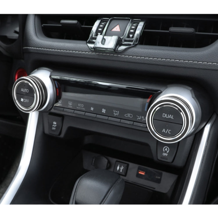 2 PCS Car Aluminum Alloy Air Conditioner Knob Case for Toyota RAV4 / Wildlander, For Toyota RAV4 / Wildlander (Black), For Toyota RAV4 / Wildlander (Blue), For Toyota RAV4 / Wildlander (Red)