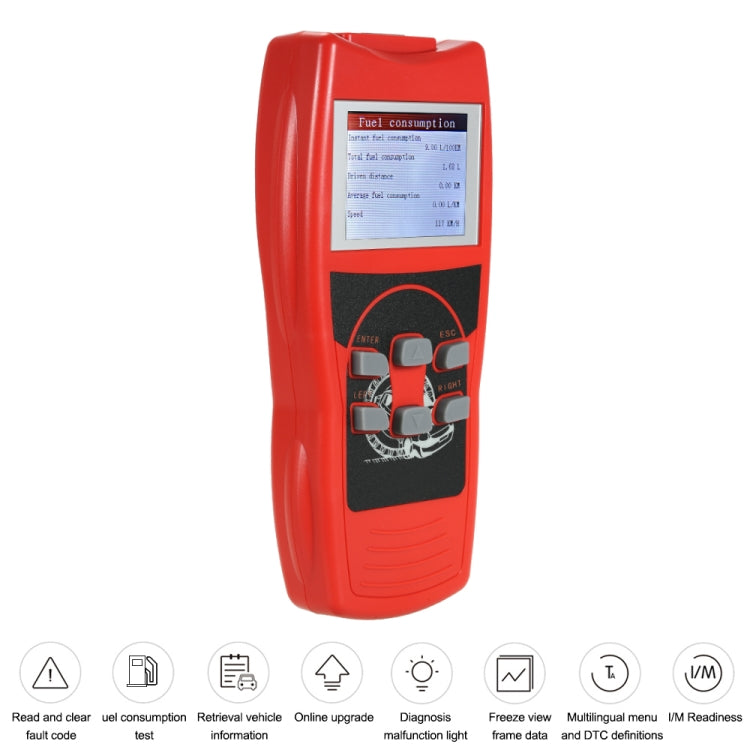 جهاز قراءة رموز السيارة الصغير V800، أداة تشخيص الأعطال OBD2، V800