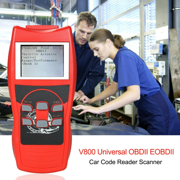 جهاز قراءة رموز السيارة الصغير V800، أداة تشخيص الأعطال OBD2، V800