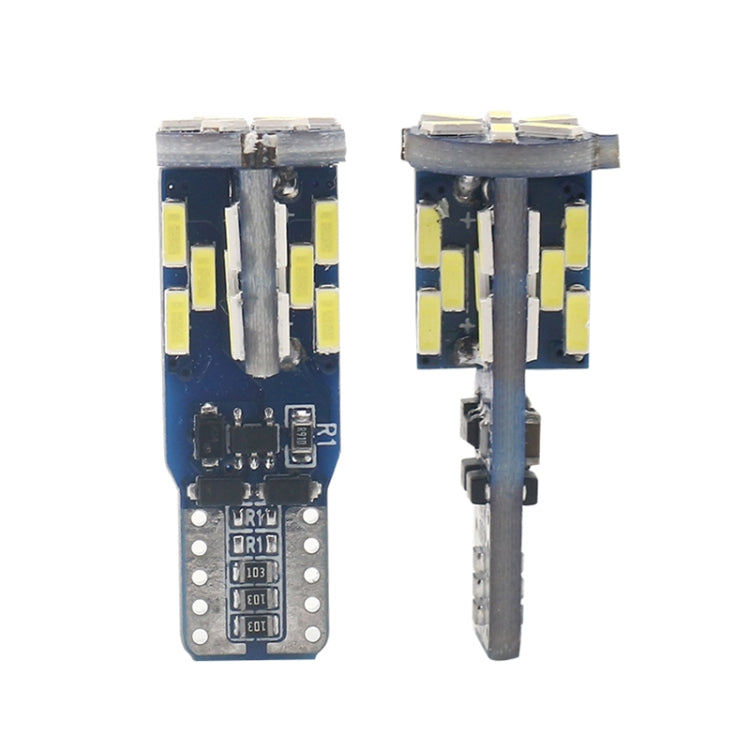 10 قطع T10 DC12V / 3W / 6000K / 180LM أضواء LED لفك تشفير Canbus للسيارة مع 30 مصباح LED SMD-4041، T10 DC12V / 3W