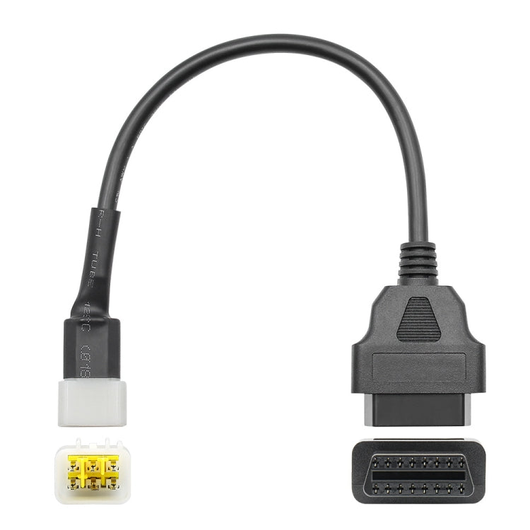 كابل توصيل OBD أنثى إلى 6 دبابيس من DELPHI للدراجات النارية، 6 دبابيس