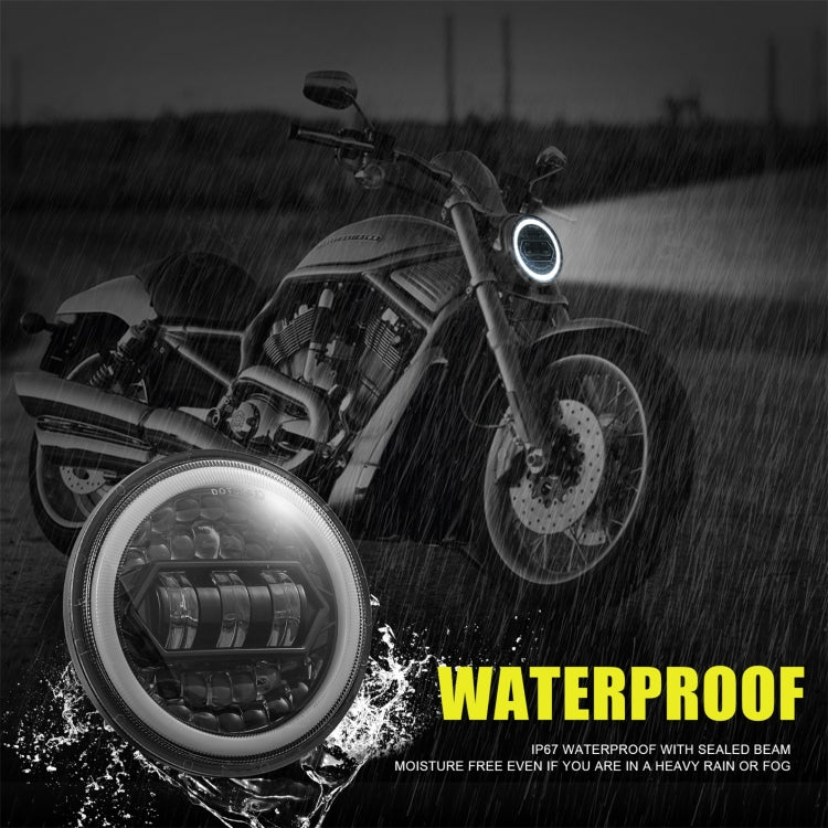Motorcycle Crystal 5.75 inch LED Headlight Modification Accessories, Crystal