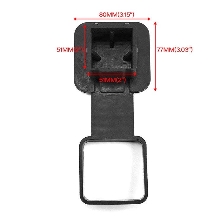2 inch Car Tow Hook Dust Plug Protective Cover, 2 inch