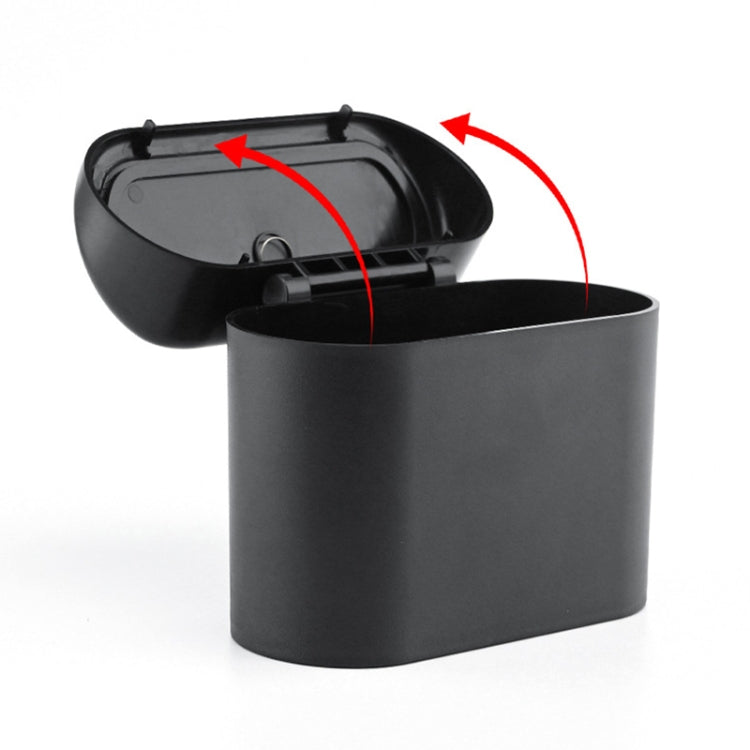 Vehicle Trash Can Bin Rubbish Bin Organizer Car-mounted Trash Storage Box, Trash Can Bin