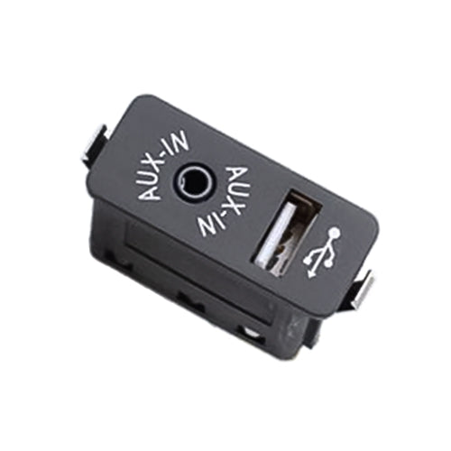 Car AUX + USB Interface Switch Interface Panel for BMW X3 X4 X5 X6, For BMW X3 X4 X5 X6