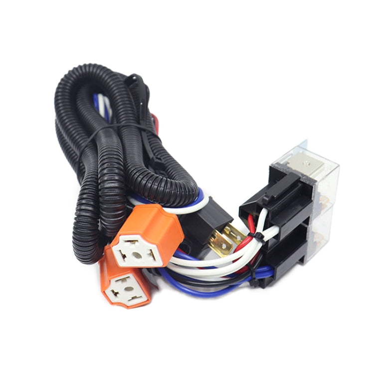 12V 2-lamp Car Headlight Modification Wiring Harness Brightener Cable, Brightener Cable