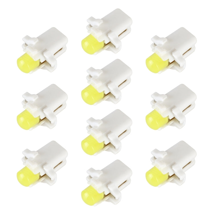 10 PCS B8.3 0.2W DC12V Wedge Instrument Panel COB LED Light Dashboard Gauge Cluster Indicator Lamp Bulb, B8.3 (Blue Light), B8.3 (Green Light), B8.3 (Red Light), B8.3 (White Light), B8.3 (Yellow Light)