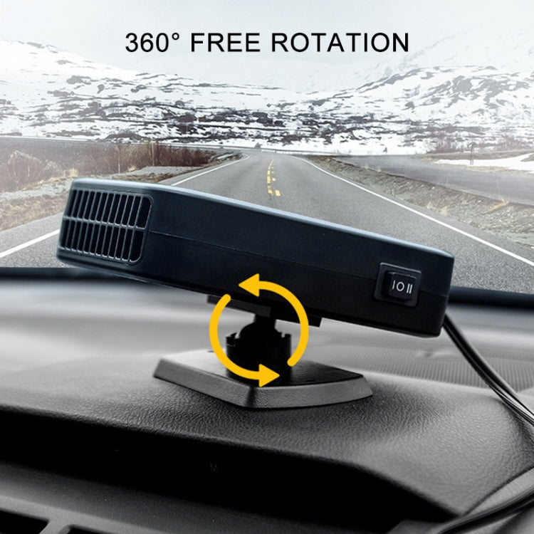 12V Car Hollow Heater Multifunctional Front Windshield Defroster and Demister, 12V (Orange), 24V (Red)