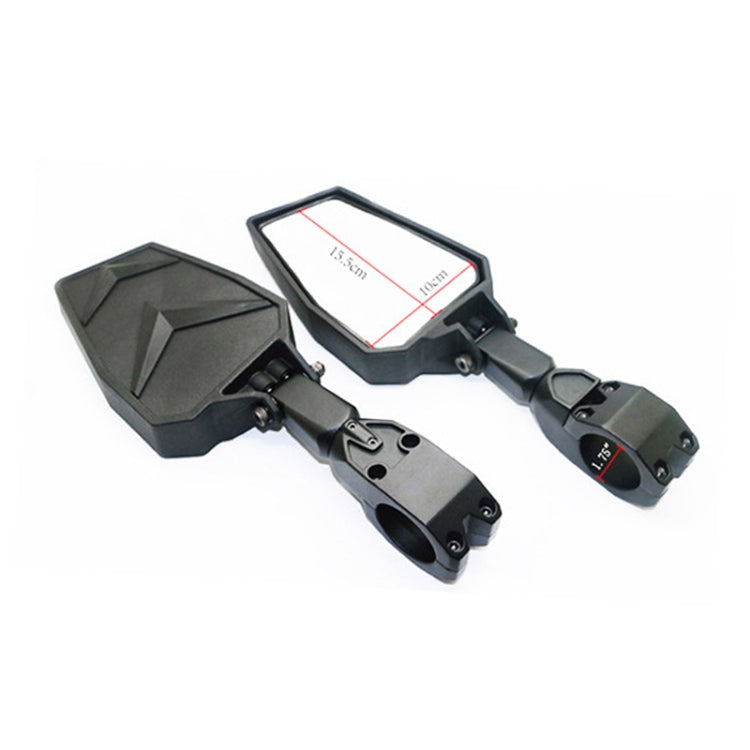 UTV-19 Wide Angle All-terrain Farmer Car Rearview Mirror 1.75 inch General Reflective Mirror, UTV-19