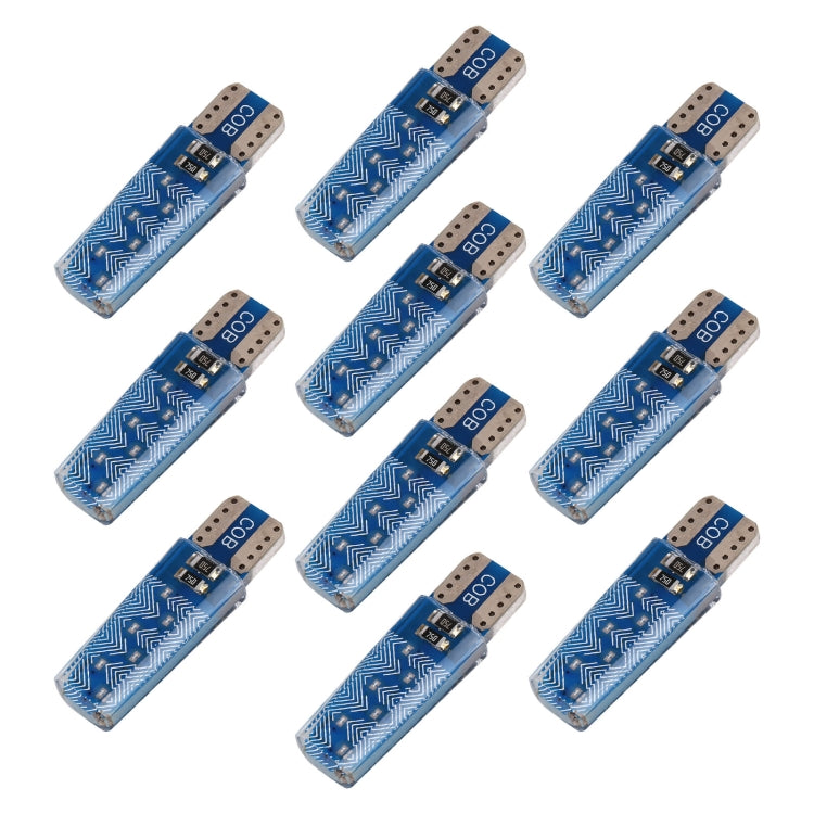 10 PCS T10 DC12V / 1.2W Car Clearance Light 12LEDs COB Lamp Beads, 12LEDs COB (Ice Blue Light), 12LEDs COB (Blue Light), 12LEDs COB (Pink Light), 12LEDs COB (Green Light), 12LEDs COB (Red Light), 12LEDs COB (White Light), 12LEDs COB (Yellow Light)