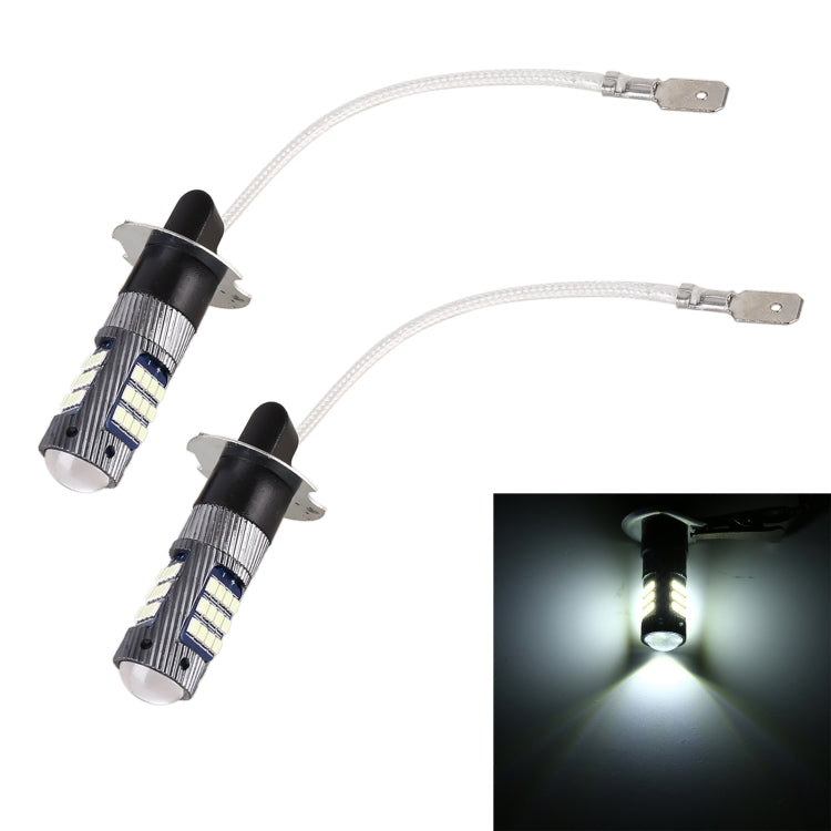 1 Pair H3 DC12V / 5W Car LED Fog Light with 42LEDs SMD-2016 Lamp Beads, H3 (Ice Blue Light), H3 (White Light), H3 (Yellow Light)