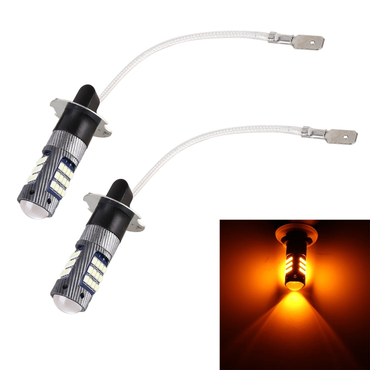 1 Pair H3 DC12V / 5W Car LED Fog Light with 42LEDs SMD-2016 Lamp Beads, H3 (Ice Blue Light), H3 (White Light), H3 (Yellow Light)
