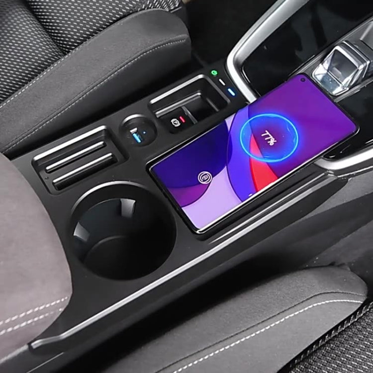 شاحن سيارة لاسلكي قياسي Qi HFC-1054، شحن سريع 15 وات/10 وات، مناسب لسيارات Audi Q3 2019-2022، للقيادة من جهة اليسار، HFC-1054