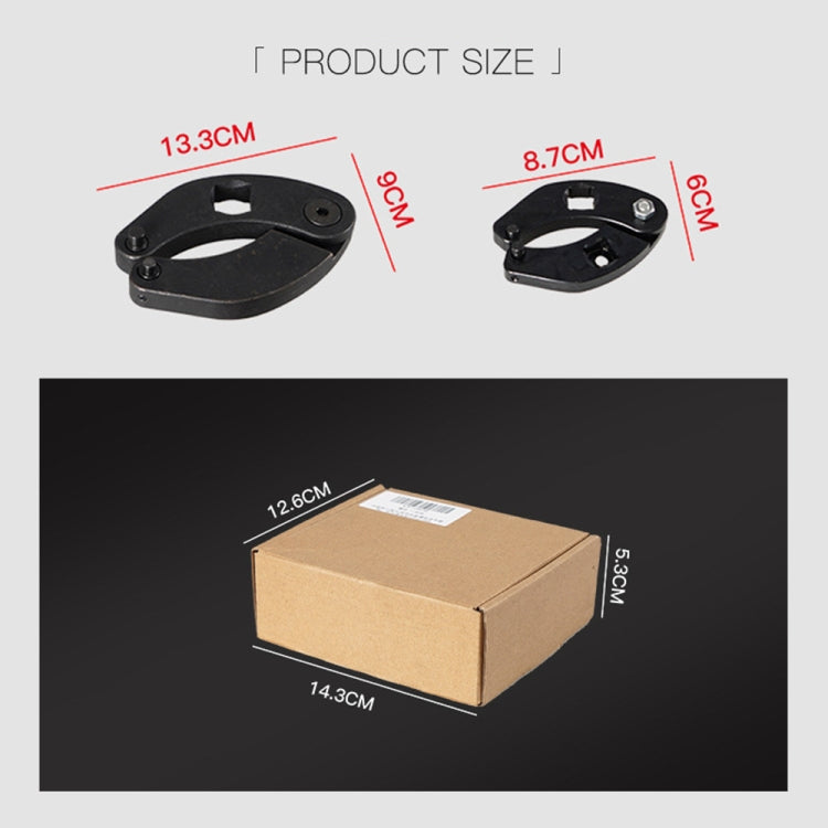 1 Pair Motorcycle Universal Adjustable Gland Nut Wrench Set for Hydraulic Cylinder 1266 +7463, For Hydraulic Cylinder 1266 +7463