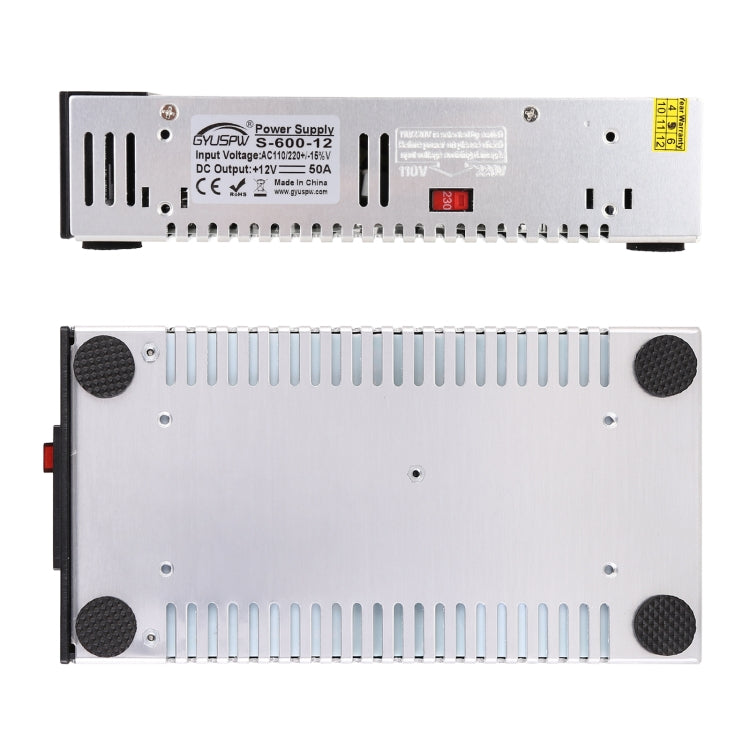 S-300-12 DC12V 300W 25A DIY منظم DC Switching Power Converter مع مشبك، قابس أمريكي، S-600-12، قابس أمريكي
