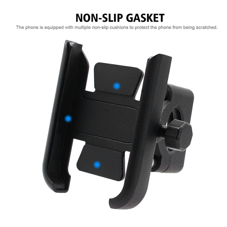 Motorcycle Aluminium Alloy Mobile Phone Holder Bracket, Handlebar Version, Handlebar