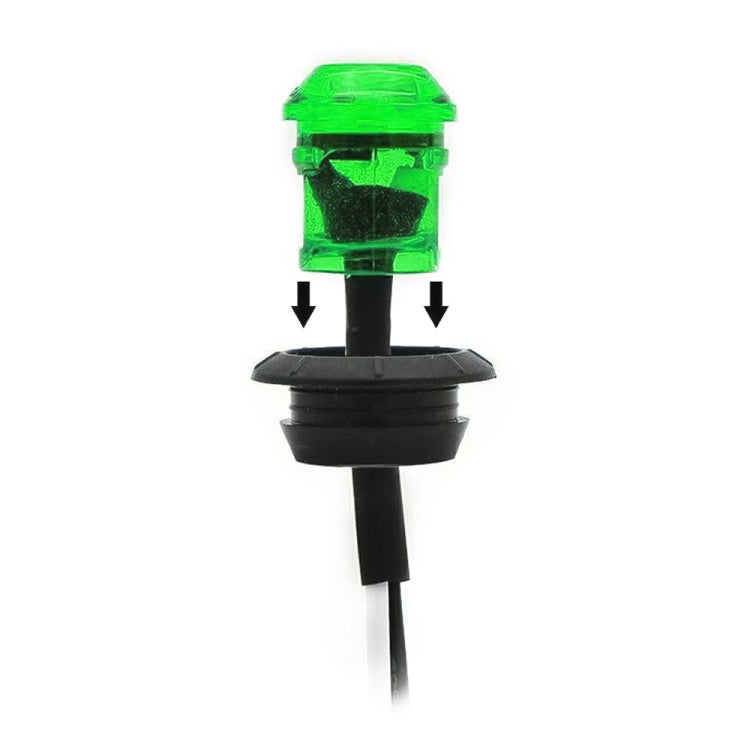 10 PCS MK-009 3/4 inch Car / Truck 3LEDs Side Marker Indicator Lights Bulb Lamp, MK-009(Red Light), MK-009(White Light), MK-009(Yellow Light), MK-009(Green Light)