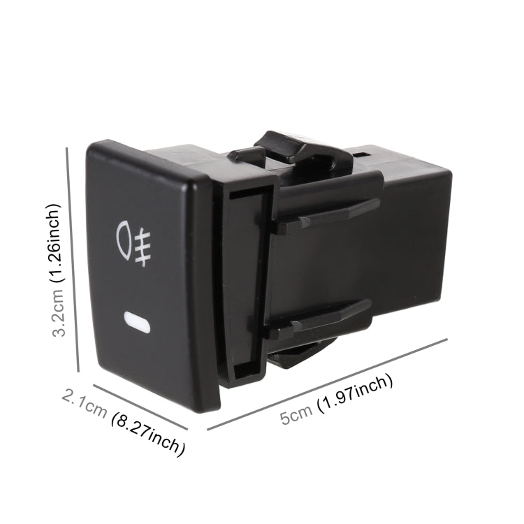 TS-16 Car Fog Light On-Off Button Switch with Cable for Isuzu mu-X, For Isuzu mu-X