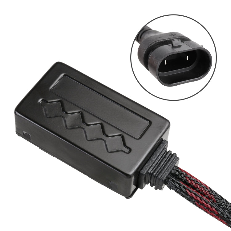 زوج واحد من مصابيح LED الأمامية للسيارة 9012 DC12V 65W 6000K 6500LM، 9012