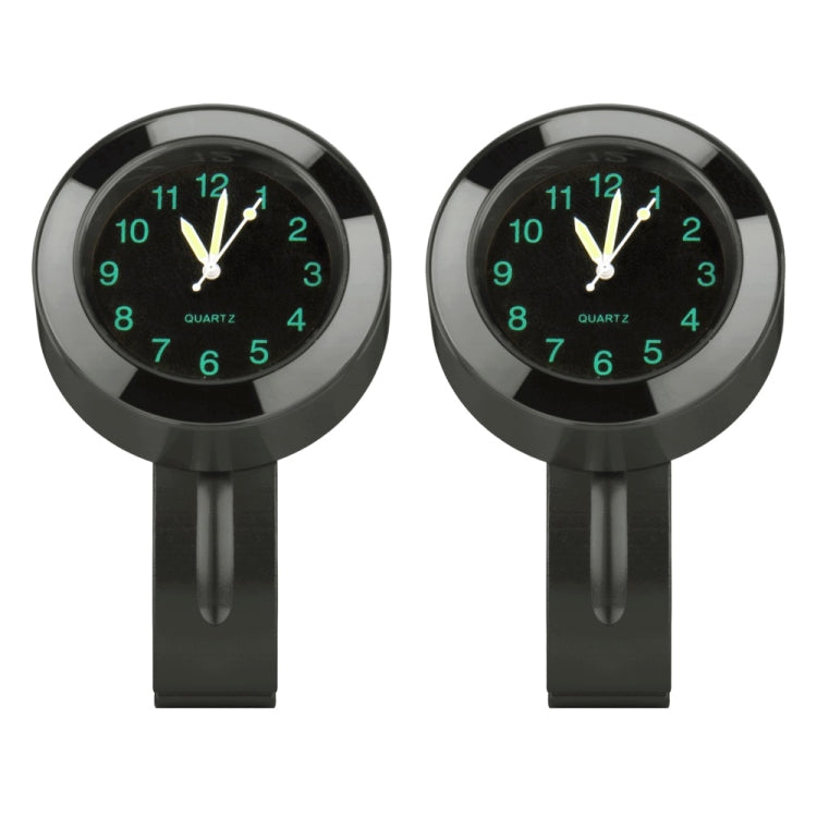 Motorcycle 22-25mm Handlebar Clock Quartz Watch with Lock, Quartz Watch (Black), Quartz Watch (Silver)