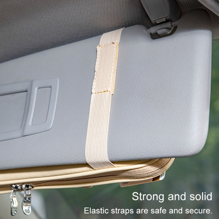 Universal Car Multi-functional Sun Visor Card Clip Bags Glasses Bill Clip Holder, Universal Grey