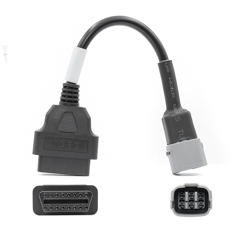 Motorcycle OBD 16PIN Female to 6PIN Connector Cable for Suzuki, For Suzuki