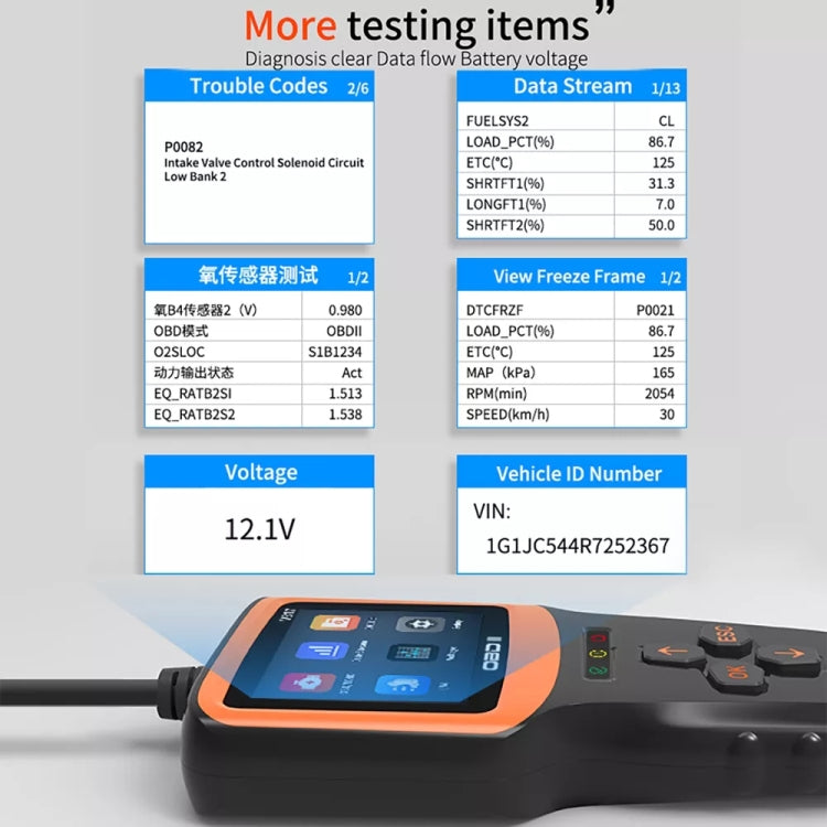 جهاز كشف أعطال السيارات V317 OBD2 ELM327 قارئ رموز الماسح الضوئي، V317